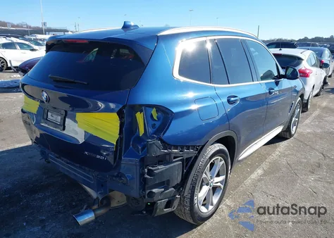 2020 BMW X3 xDrive30I z USA, uszkodzony, nr VIN 5UXTY5C0XL9B80488